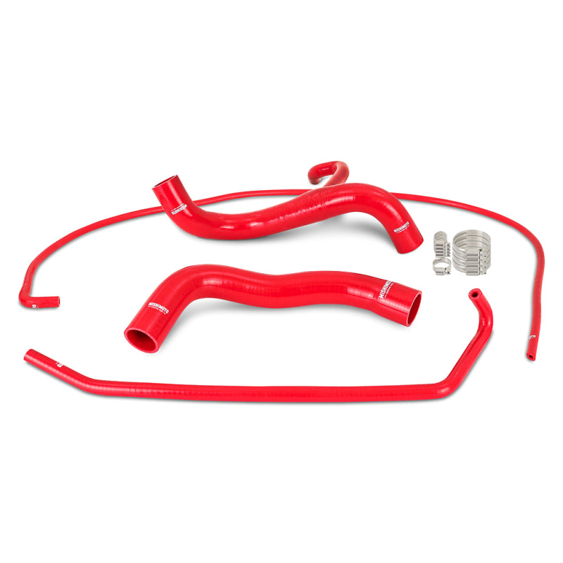 Mishimoto Silicone Heater Core Bypass Hose For GM LS V8 Engines - Red, 5-Layer, 3/4" To 5/8" Tapered - View #8